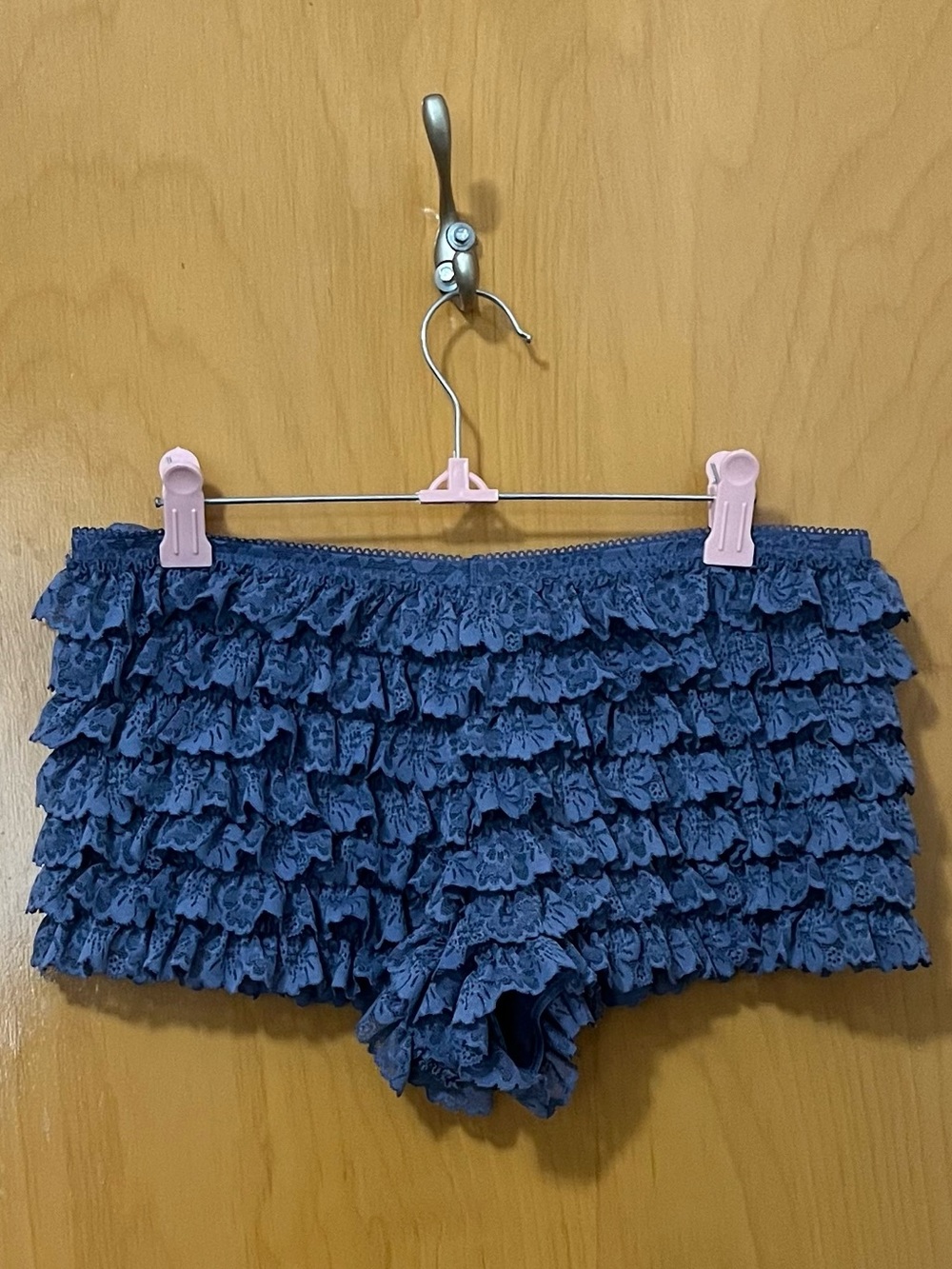 Victoria Secret Pink GRWPINK Ruffle Lace Bloomer Mini Shorts